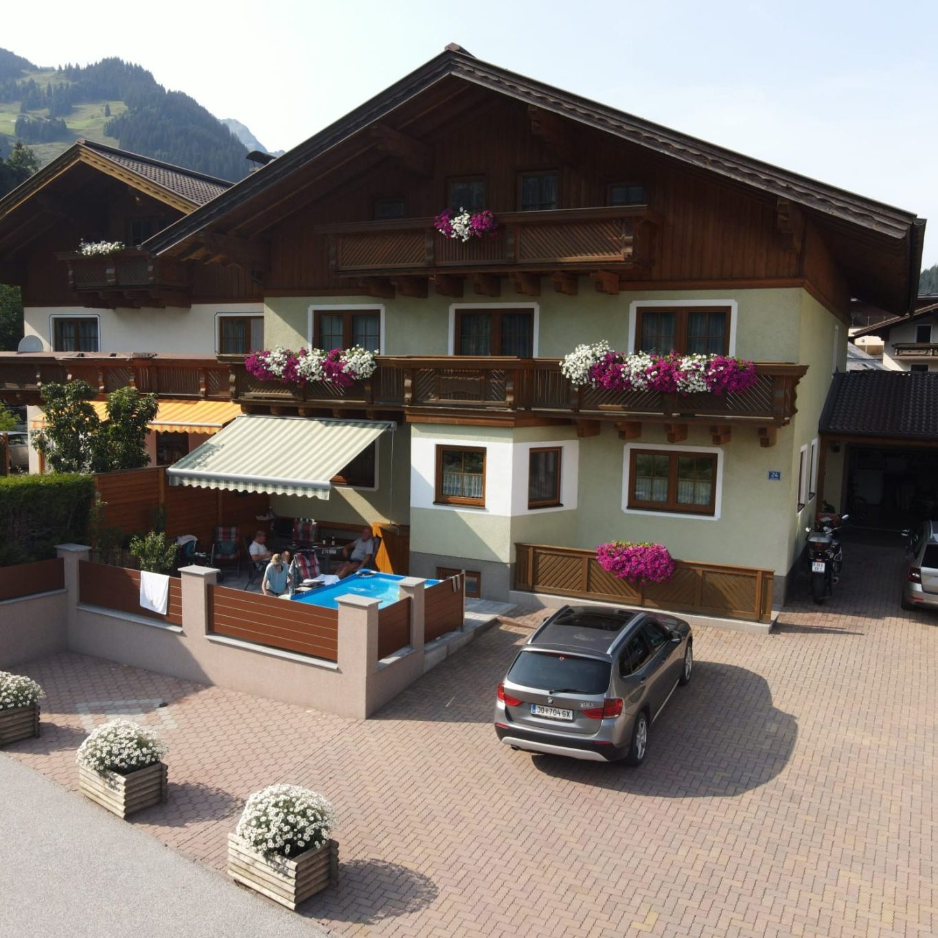 Sommer Unterkunft Viehhauser Alpenwanderung in Großarl mit Weitblick