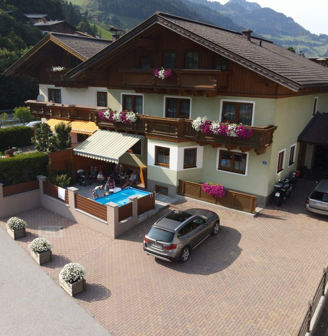 Parkplatz Klare Bergluft beim Wandern im Großarltal